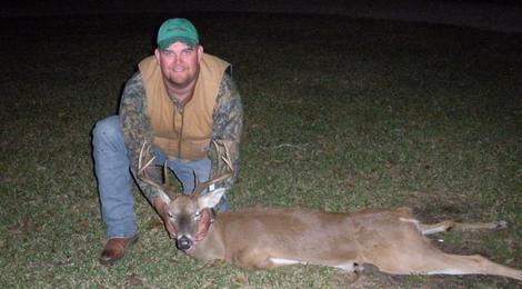 Swanson Ranch in Colorado County, Texas, produces a nice 10 point white-tailed buck