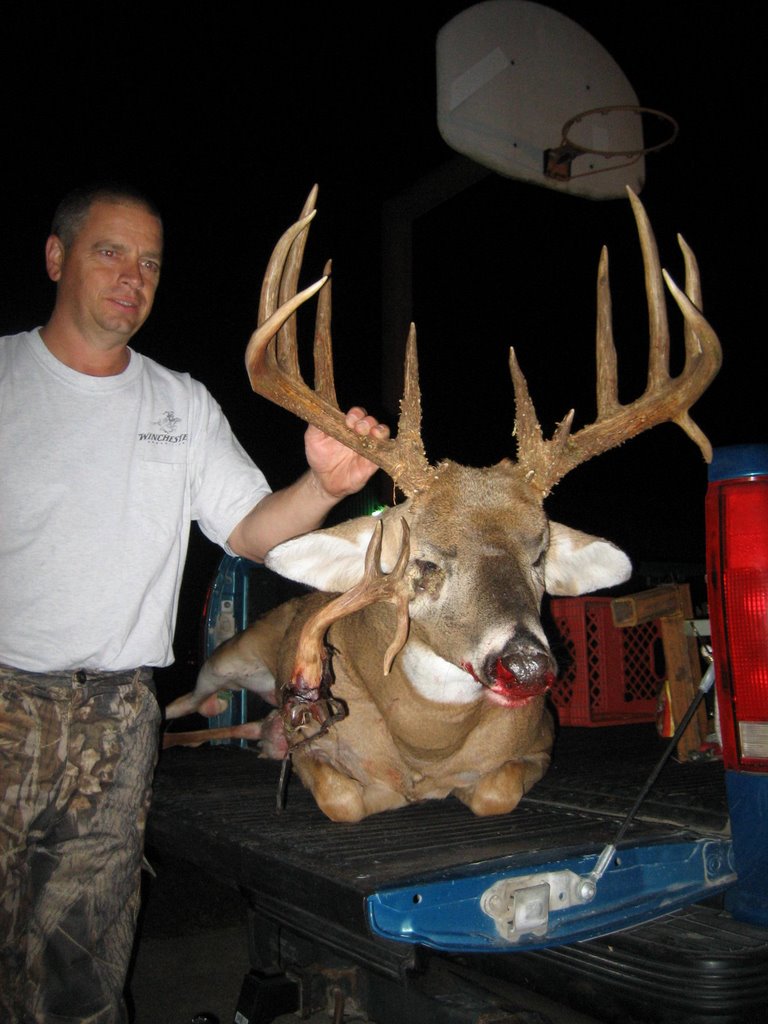 Big Whitetail Buck with Extra Antler