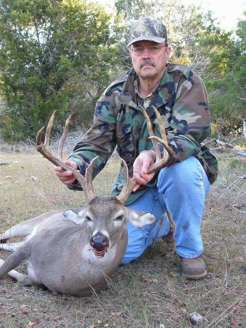 A hunter bagged this management buck on the third day of Texas’ General Deer Season.