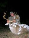 Was this piebald buck harvested in Texas?