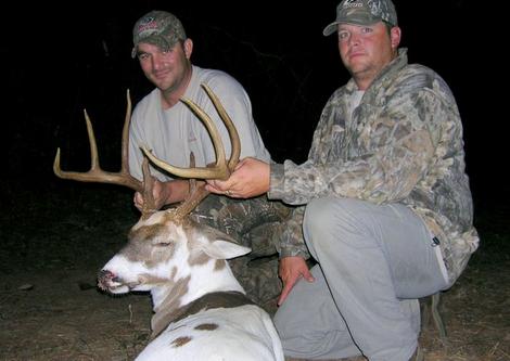 Piebald buck harvested near Palestine, Texas, in November 2008