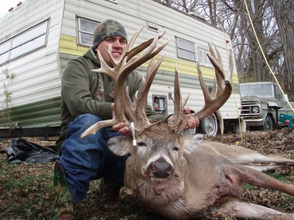 Wesley O'Brien and his 38-Point Nebraska Non-typical Buck