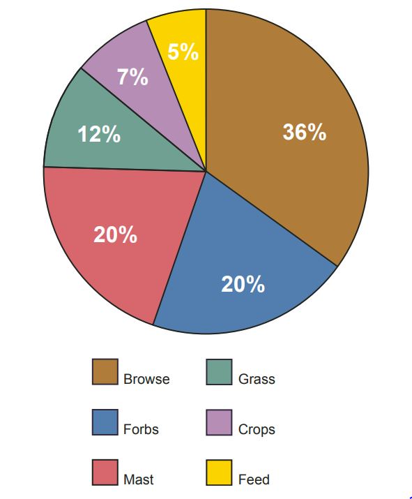 Foods Found in Deer Diet in Texas