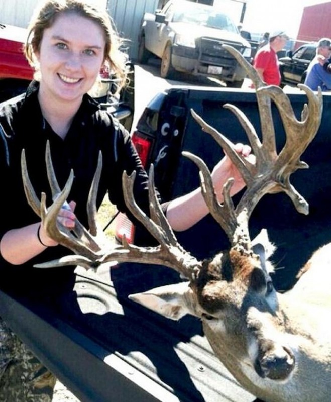 Makayla Hay and Her Big Madison County, Texas, Buck