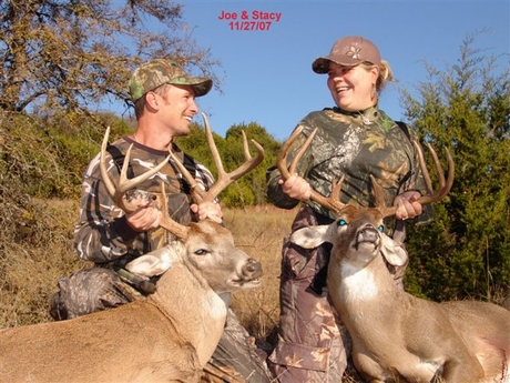 Honeymoon Hunters Bag Their Whitetail Bucks