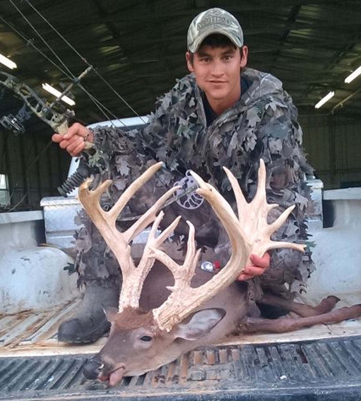 Nick Davis with His Fake Buck