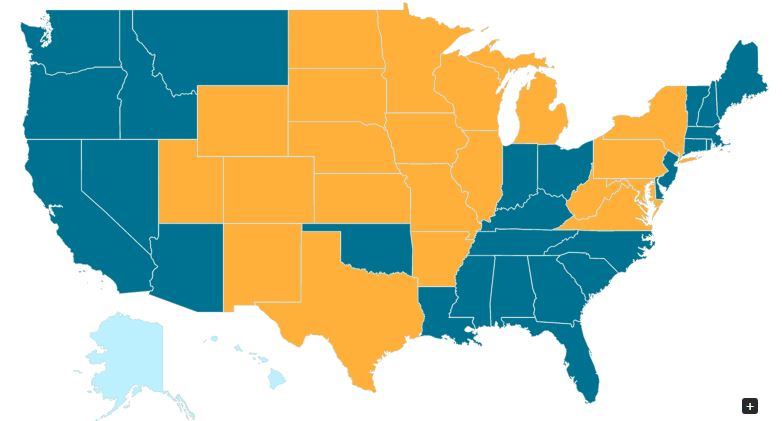 States where CWD has been found