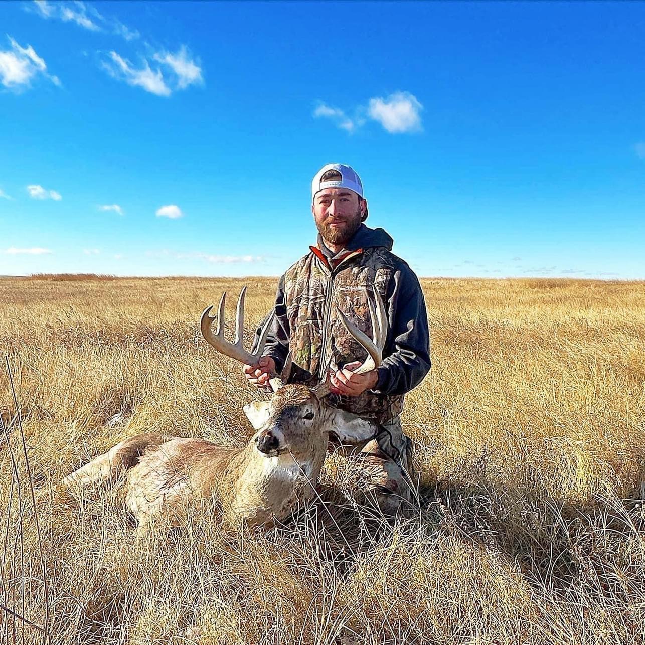 The buck harvested by this hunter had a deer pearl.