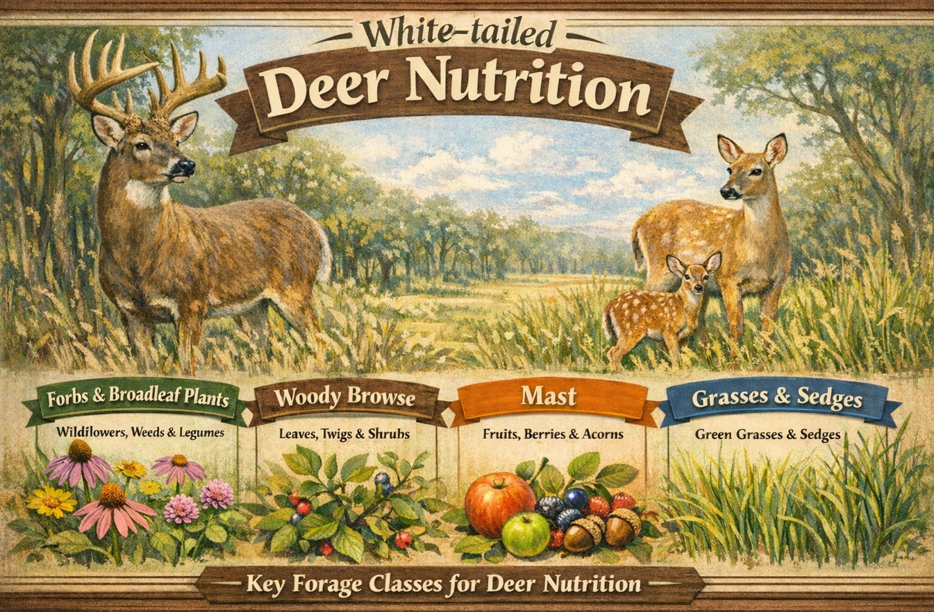 White-tailed Deer Nutrition by Forage Class